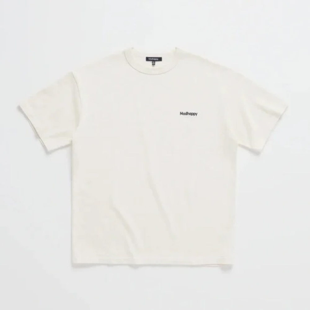 NWT Madhappy Classics Heavyweight Tee in Vanilla